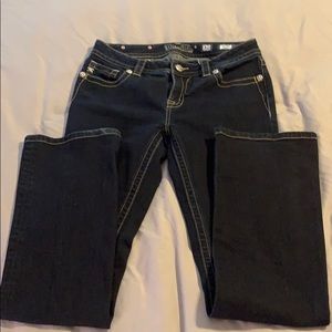 Miss me jeans mid rise boot cut size 30